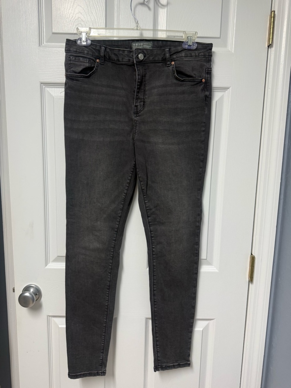 Primark Charcoal Black Skinny Jeans